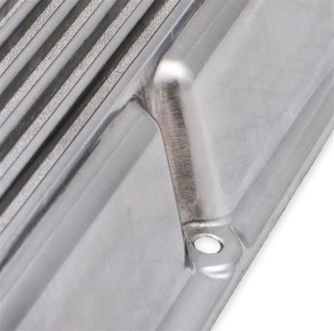 Mr. Gasket Cast Aluminum Valve Covers 6861G Cover Set, Aluminum, Polished, Ford, Pair