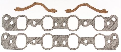 Mr. Gasket Intake Sets 211 Gasket, Manifold, Intake, 2.280 in. Height, 1.620 in. Width, .625 in. Thick, Ford, 351C, 2-Barrel, Set