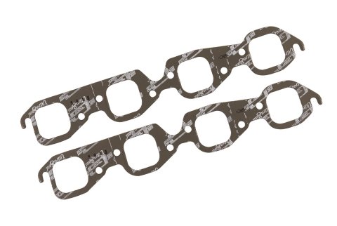 Mr. Gasket Ultra-Seal Exhaust Gaskets 5913 Gaskets, Header, Ultra-Seal, Steel Core Laminate, Square Port, Chevy, Big Block, Pair