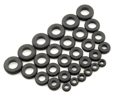 Mr. Gasket Grommet Assortment Kits 3706 Rubber Kit, 30-Piece, 1/2, 5/8, 3/4, 7/8, 1 in. Sizes, 6 of Each, Kit
