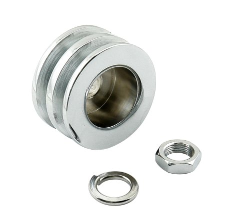 Mr. Gasket Alternator Pulleys 6809 Pulley, V-Belt, 2-Groove, Steel, Chrome, .642 in. Bore, Bolt-On, GM/Ford, Each