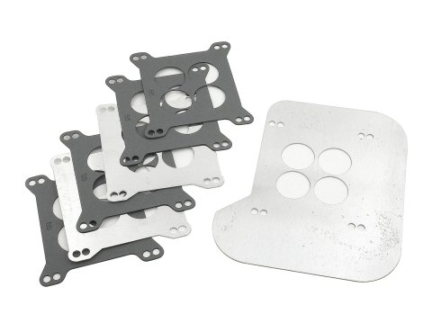 Mr. Gasket Carburetor Heat Shields 3710 Shield, Aluminum, .500 in. Thick, Square Bore, Kit