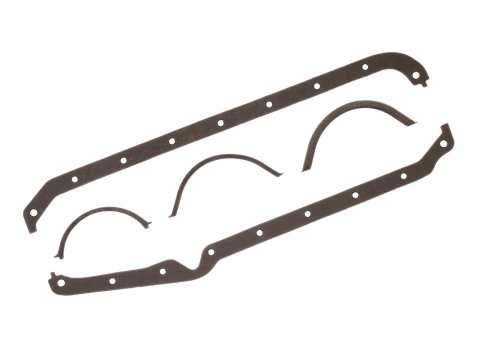 Mr. Gasket Oil Pan Sets 5884 Gasket, Multi-Piece, Cellulose, Nitrile Composition, Chevy, Small Block, Thick/Thin Seals, Kit