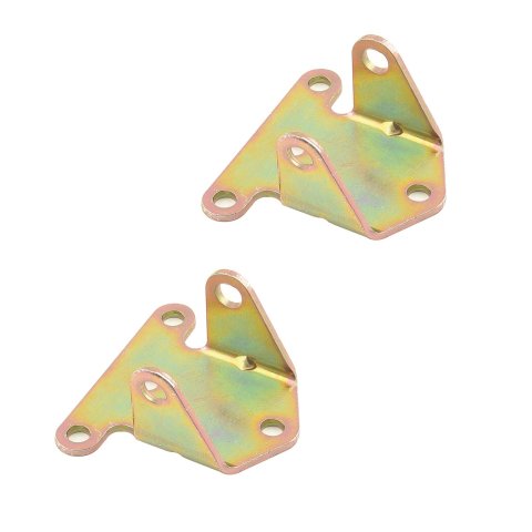 Mr. Gasket Solid Motor Mounts 3671 Mounts, Short, Solid, Block Mount, Bolt-In, Steel, Zinc, Chevy, Small Block, Set