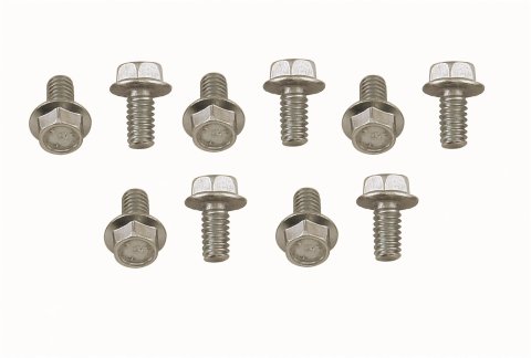 Mr. Gasket Timing Cover Bolt Kits 6090MRG Bolts, Steel, Zinc Plated, Chevy, Big, Small Block, Kit