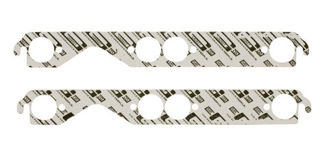 Mr. Gasket Exhaust Gaskets 150 Gaskets, Header, High-Temperature White, Round Port, Chevy, Small Block, Pair