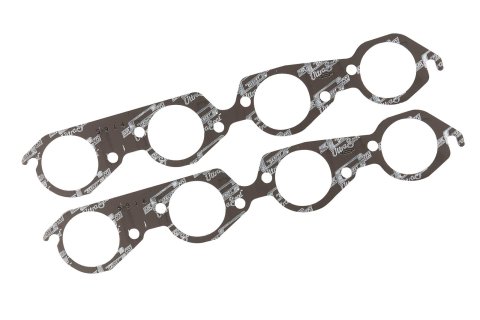 Mr. Gasket Ultra-Seal Exhaust Gaskets 5914 Gaskets, Header, Ultra-Seal, Steel Core Laminate, Round Port, Chevy, Big Block, Pair