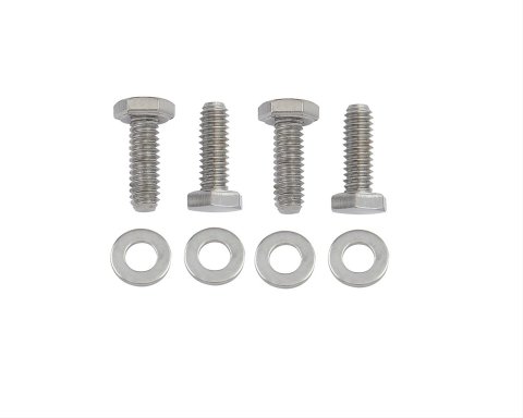 Mr. Gasket Valve Cover Bolt Kits 5019 Bolts, Cover, Chrome, 1/4 in.-20 Hex Socket Head, .750in. U.H.L., Set of 4