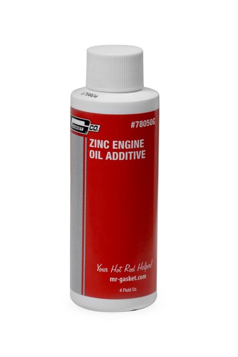 Mr. Gasket Zinc Engine Oil Additive 78050G Motor Additive, ZDDP, Break-In, 4 oz., Each