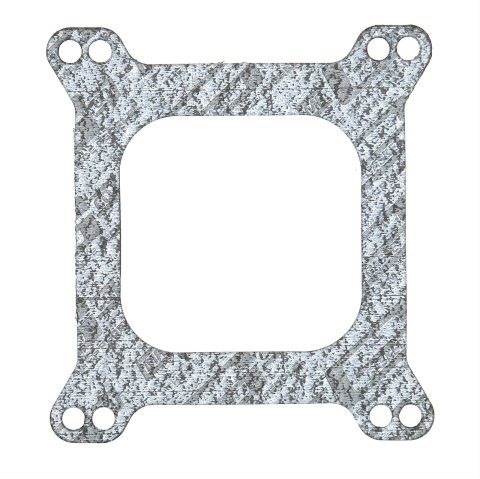 Mr. Gasket Carburetor Base Gaskets 54 Mounting Gasket, 4-Barrel, Square Bore, Open Center, .063 in. Thick, Cellulose/Nitrile Composite, Each