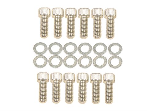 Mr. Gasket Hex Head and Socket Intake Manifold Bolt Kits 956G Bolts, Manifold, Steel, Zinc Plated, Allen Head, Chevy, Small Block, Kit