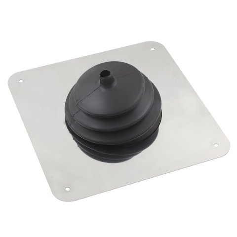 Mr. Gasket Shifter Boots 1650 Boot, Large Round 8 in., Square Boot Plate, Each