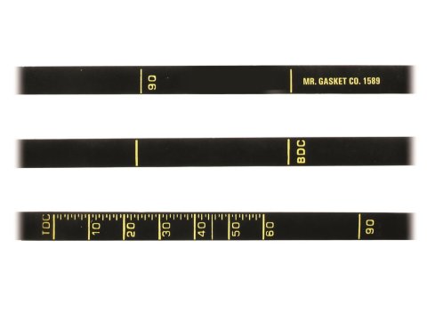 Mr. Gasket Timing Tape 1589 Tape, 7 in. Diameter Balancer, Chevy, Big/Small Block, Each