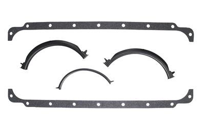 Mr. Gasket Oil Pan Sets 5895 Gasket, Multi-Piece, Cellulose, Nitrile Composition, Dodge, Plymouth, 273/318/340, Kit