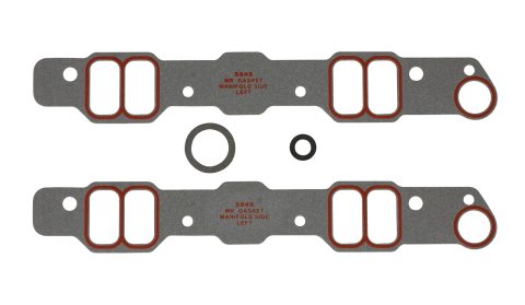 Mr. Gasket Ultra-Seal Intake Manifold Gaskets 5848 Gaskets, Manifold, Intake, Ultra-Seal, Composite, 2.06 in. x 1.14 in. Port, .060 in. Thick, Pontiac, 326-455, Set