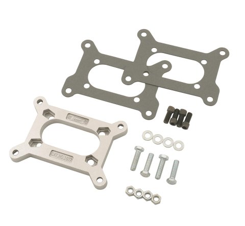 Mr. Gasket Carburetor Adapter Kits 1937MRG Adapter, Open Center, Two Barrel Carburetor, 2-Barrel Manifold, .500 in. Thick, Kit