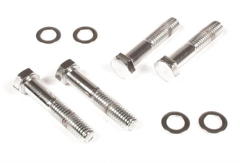 Mr. Gasket Chrome Water Pump Bolts 4998 Bolts, Chrome, Pump, Small and Big Block, Chevy, Long Pump, Hex Head, Kit