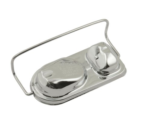 Mr. Gasket Chrome Master Cylinder Covers 5274 Cover, Steel, Chrome, Single Bail, 5.750 in. x 2 .750 in., Each