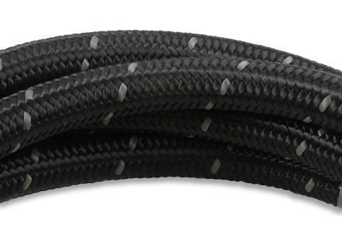 Mr. Gasket Black Nylon Braided AN Hose -10 6 ft. 840610 Hose, Size, Fluoroelastomer, Outer, Black, 0.830 in. O.D., -40 degrees F To 302 degrees F, 350 psi, 6.00 Length, Each