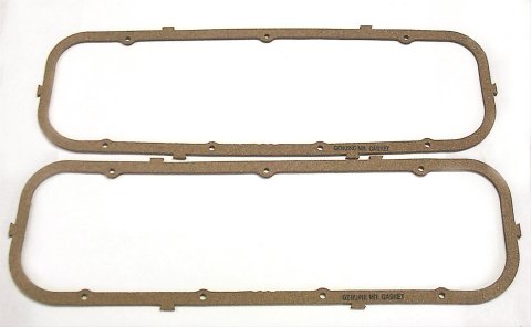 Mr. Gasket Valve Cover Gaskets 177 Gaskets, Cork/Rubber, Chevy, Big Block, Pair