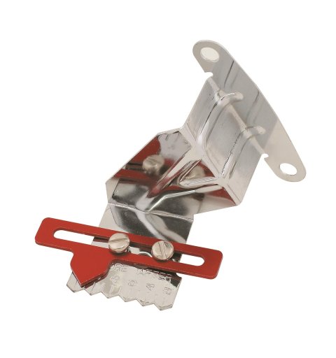 Mr. Gasket Timing Tabs 4597 Pointer, Steel, Chrome/Red, 7 in. Balancer, Chevy, Small Block, Each