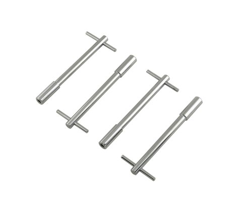 Mr. Gasket Chrome Valve Cover Wing Bolts 9820 Bolt/Stud, T-Bar Bolts, L-5 in., Set of 4
