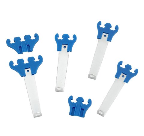 Mr. Gasket Wire Loom and Separator Kits 9881 Spark Plug Loom; Looms & Separators; Contains 2 Pair Of 2 Hole Looms; 1 Pair Of 3 Hole Looms; 4 Chro
