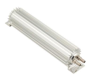 Mr. Gasket Dual Pass Transmission Coolers 7365G Cooler, Tube and Fin, 12 in. Width, 4 in. Height, 4 in. Thick, 3/8 in. Hose Barb Inlet/Outlet