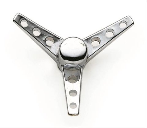 Mr. Gasket Air Cleaner Wing Nuts 9868 Filter Assembly Nut, Steel, Chrome/Black, 1/4-20 in. Thread, Each