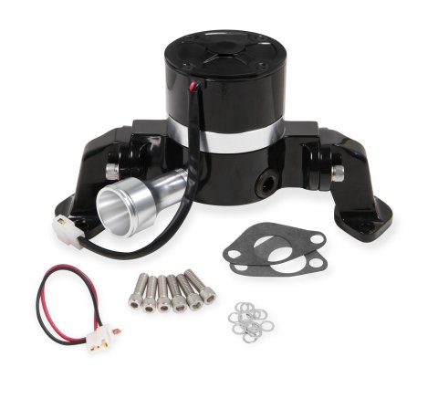 Mr. Gasket Electric Water Pumps 7022BG Pump, Electric, 35 gpm, Aluminum, Black, Chevy, Big Block, Each