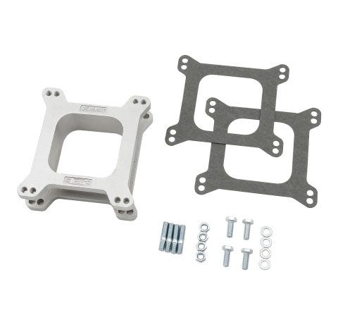 Mr. Gasket 2 Inch Carburetor Spacer 6007 Spacer, Aluminum, in. Thick, Open, Square Bore, Each