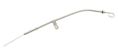 Mr. Gasket Engine Oil Dipsticks and Tubes 6237 Dipstick with Tube, Engine, Steel, Chrome, Chevy, Small Block, Each