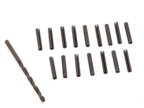 Mr. Gasket Rocker Arm Stud Pinning Kits 806G Kit, 16 Roll Pins, One 5/32 in. Drill Bit, Kit