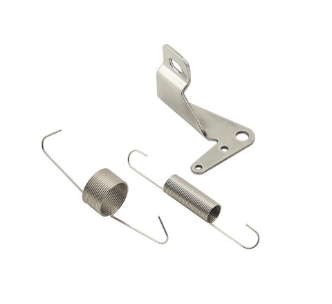 Mr. Gasket Throttle Cable Brackets 6092MRG Bracket, Carburetor Base Mount, Stainless Steel, Dual Springs, Each