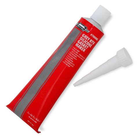 Mr. Gasket RTV Sealant 78080G RTV, Engine Sealant, Gray, -85 to 500 F Range, 3 Oz, Each