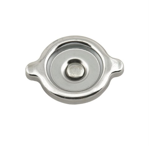 Mr. Gasket Chrome Oil Filler Caps 2062 Fill Cap, Steel, Round, Chrome, Twist-In, Universal, Each
