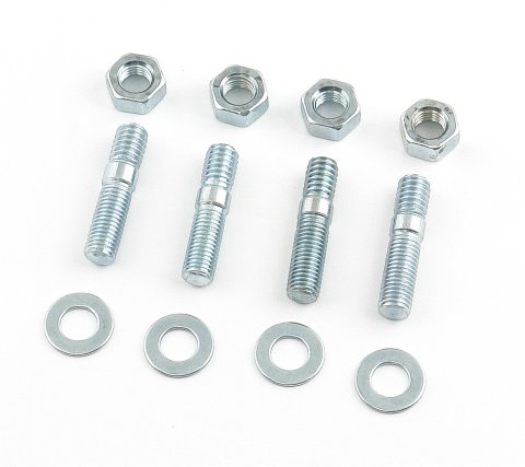 Mr. Gasket Carburetor Studs 59 Studs, Steel, Zinc Plated, 5/16-18/24 in. x 1.375 in. Long, Set of 4