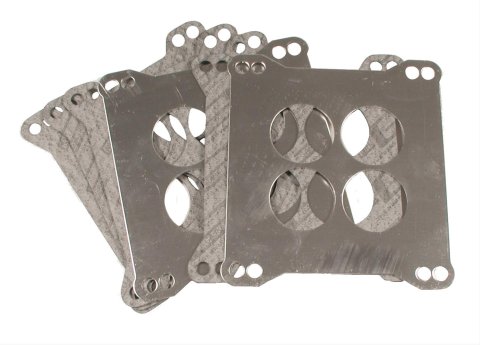 Mr. Gasket Carburetor Heat Dissipaters 97 Dissipater, Aluminum, .250 in. Thick, 4-Hole, Square Bore, Each