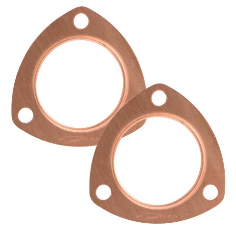 Mr. Gasket CopperSeal Collector Gaskets 7176C Gaskets, CopperSeal, 3-Hole, 2.5 in. Inside Diameter, Pair