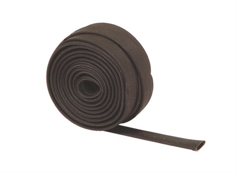 Mr. Gasket Inferno Shield Thermal Sleeving 6326K Hose Sleeve, 25 ft. Roll, Protects Wires, Lines and Cables, 1/4 in. to 7/16 in. Diameter, 1,200 Degrees Fahrenheit, Black, Each