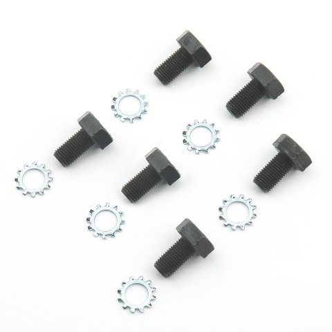 Mr. Gasket Flexplate Bolt Kits 6711MRG Bolts, 7/16 in.- 20 RH, .680 in. Length, Ford, V8, Set of 6