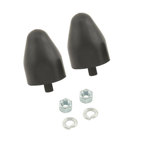 Mr. Gasket Traction Bar Rubber Bumpers 1608 Bushings, Bump Stops, Rubber, Rubber, Natural, Universal, Pair