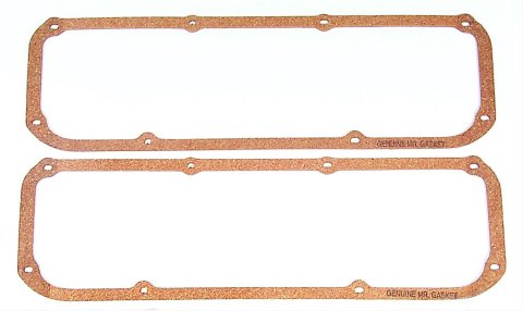 Mr. Gasket Valve Cover Gaskets 274 Gaskets, Cork/Rubber, Ford, Lincoln, Mercury, Small Block 302/351CM/400M, Pair