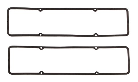 Mr. Gasket Valve Cover Gaskets 585G Gaskets, Molded Rubber, Chevy, Small Block, Pair