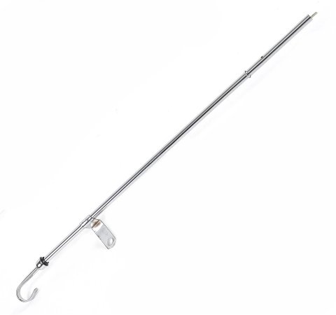 Mr. Gasket Engine Oil Dipsticks and Tubes 6236 Dipstick with Tube, Engine, Steel, Chrome, Chevy, Big Block, Each