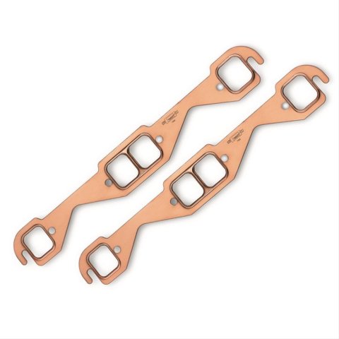 Mr. Gasket CopperSeal Exhaust Gaskets 7153 Gaskets, Header, Copper, Square Port, Chevy, Small Block, Pair