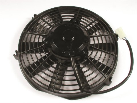 14 Inch 1,800 CFM Mr. Gasket Electric Cooling Fan 1987MRG Fan, Single, in. Diameter, Reversible, cfm, Black, Plastic, Each