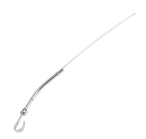 Mr. Gasket Engine Oil Dipsticks and Tubes 6235 Dipstick with Tube, Engine, Steel, Chrome, Chevy, Small Block, Each