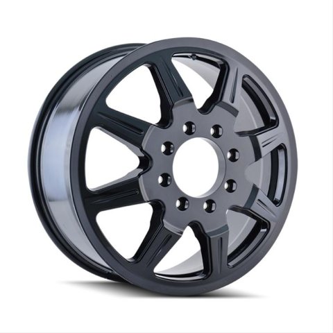 Mayhem Monstir 8101 Series Gloss Black Dually Wheels 22x8.25 Wheel, MONSTIR INNER BLACK 22X8.25 8-170 127mm 124.9mm
