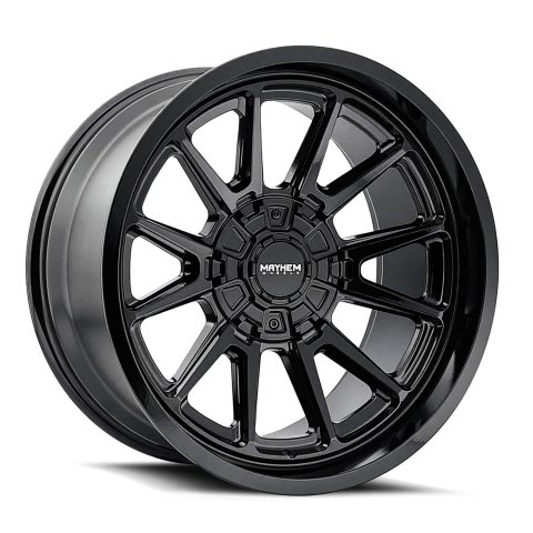 Mayhem Intrepid 8116 Gloss Black Wheels 20x9 Wheel, 8116, 20 in. x 9 in., Aluminum, Gloss, Black, 5.00 in. Backspace, 3.43 in. Center Bore, 0.00mm, 5 x 4.50 in., Each